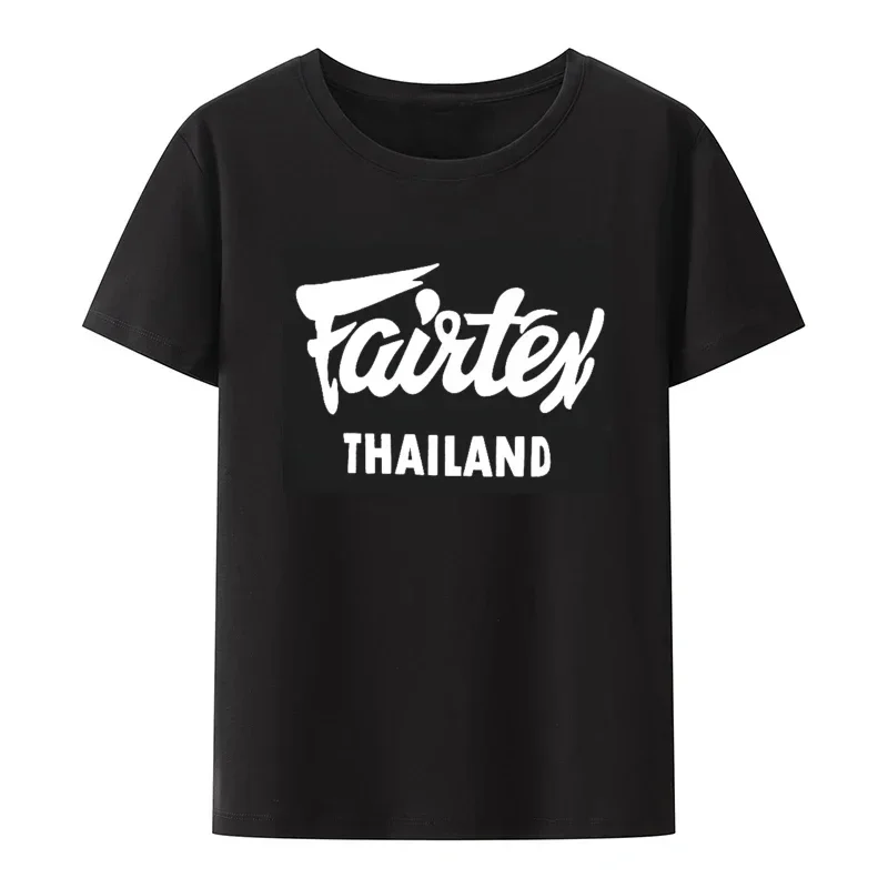 Thai Silk Blouse - Fairtex Thailand เสื้อยืดสีดํา Casual Muay Thai