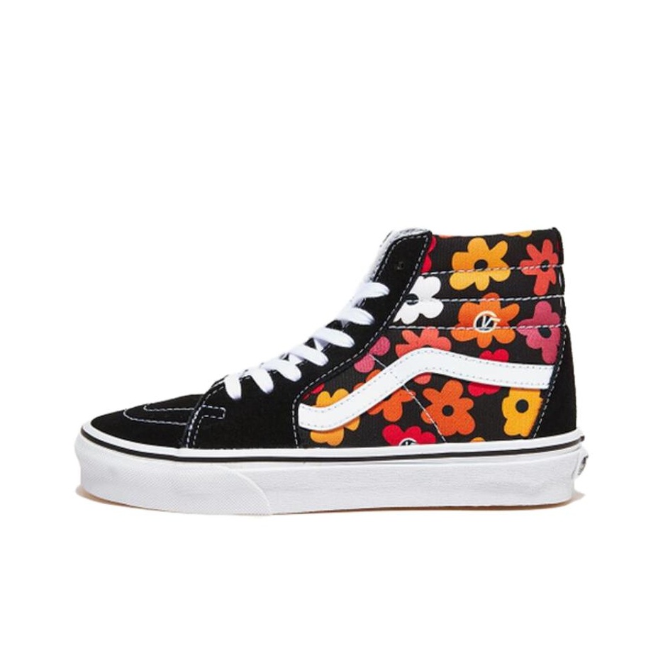 Vans Shoes Sk8-Hi - รองเท้าสเก็ตบอร์ด Vans Sk8 Hi สำหรับผู้หญิง ทรงหุ้มข้อ