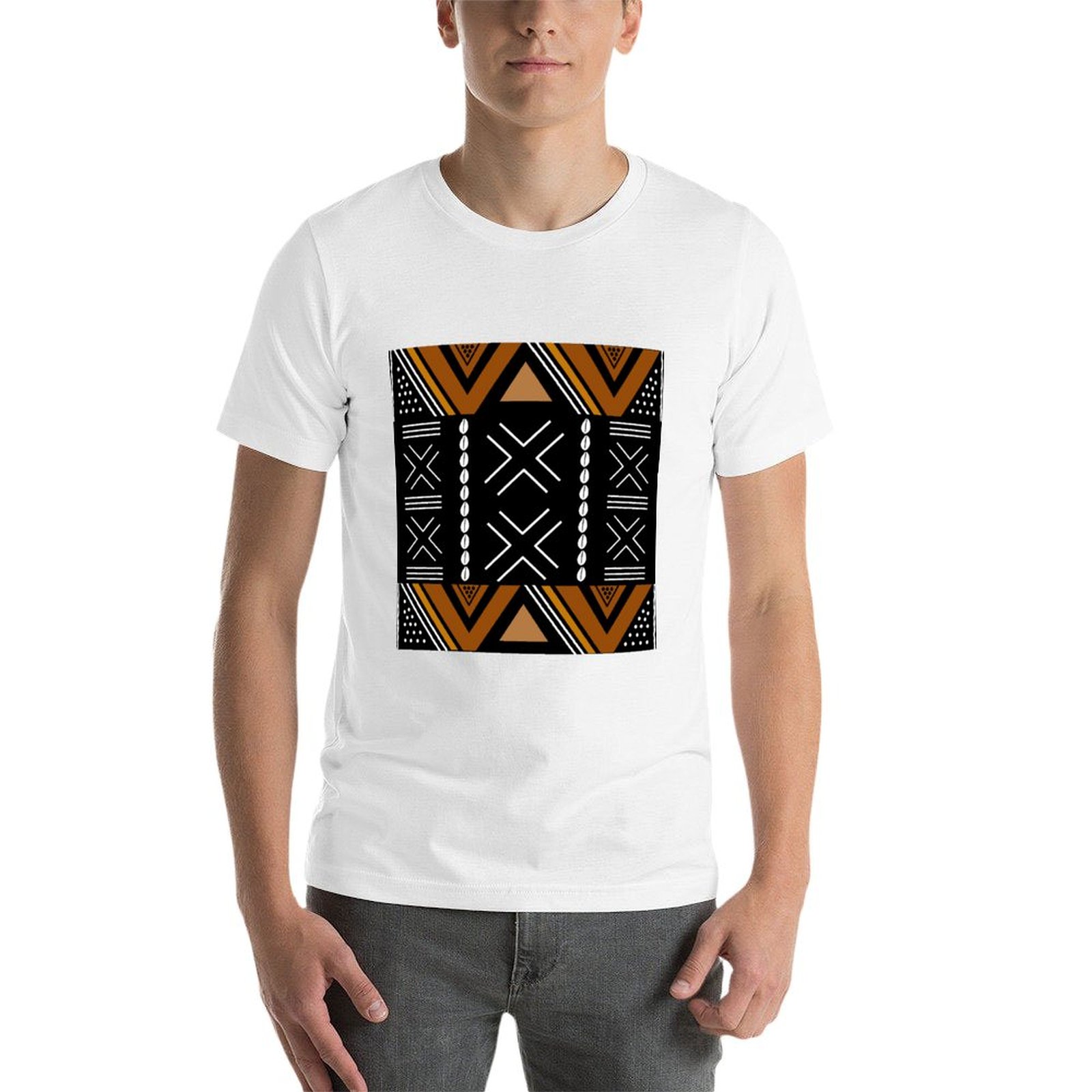เสื้อยืดลายผ้าโบทากันแอฟริกัน  - Mudcloth Print Top บทวิจารณ์และราคา