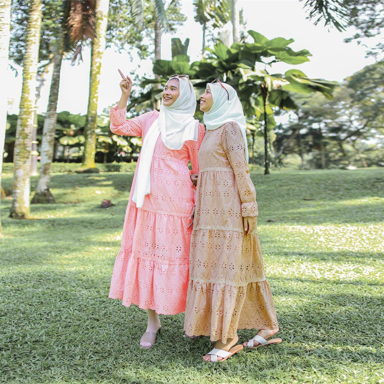 ชุดเดรสลูกไม้โปร่งสไตล์อินโดนี - Ethnic Fashion Dress บทวิจารณ์และราคา