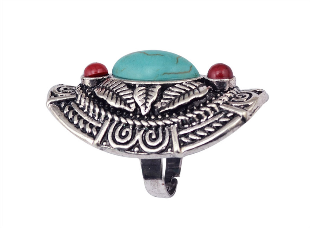 Boho ชาติพันธุ์ทิเบต Turquoise - Ethnic Fashion Pakistan บทวิจารณ์และราคา