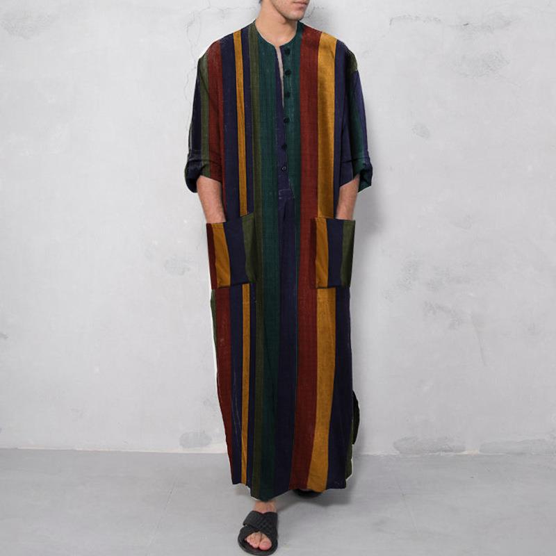 เสื้อเชิ้ตชายพิมพ์ลายยาวสไตล์เ - Ethnic Wear Men'S Fashion บทวิจารณ์และราคา
