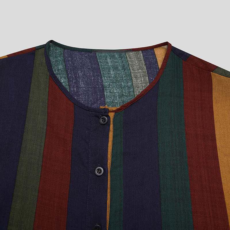 เสื้อเชิ้ตชายพิมพ์ลายยาวสไตล์เ - Ethnic Wear Men'S Fashion บทวิจารณ์และราคา