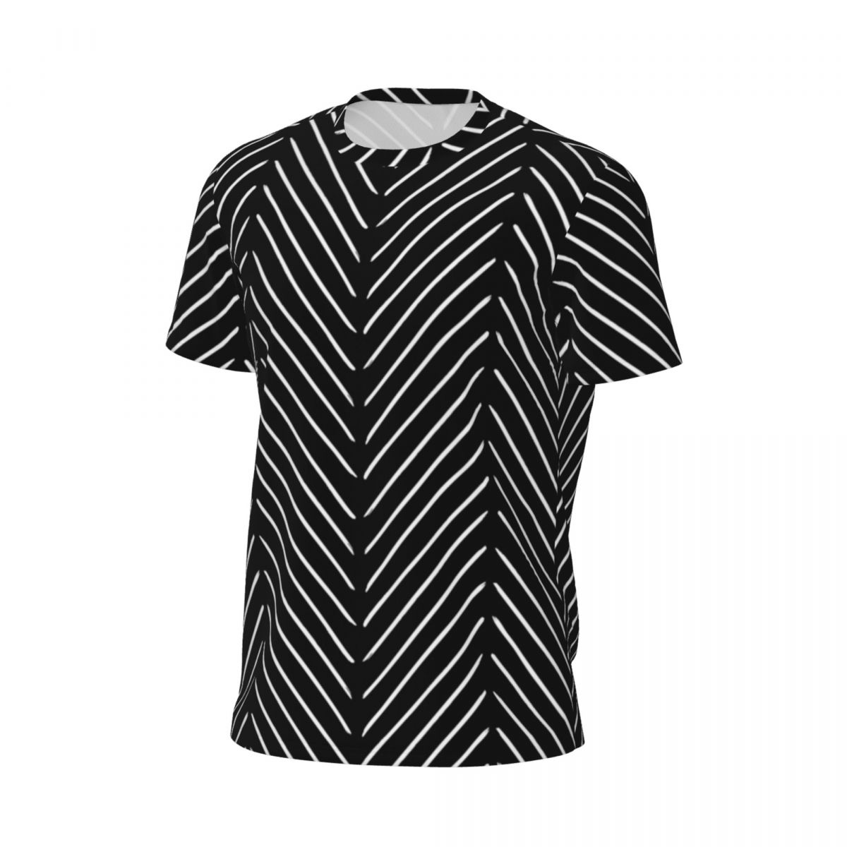 Sportswear T-Shirt Male Retro  - Mudcloth Print Top บทวิจารณ์และราคา