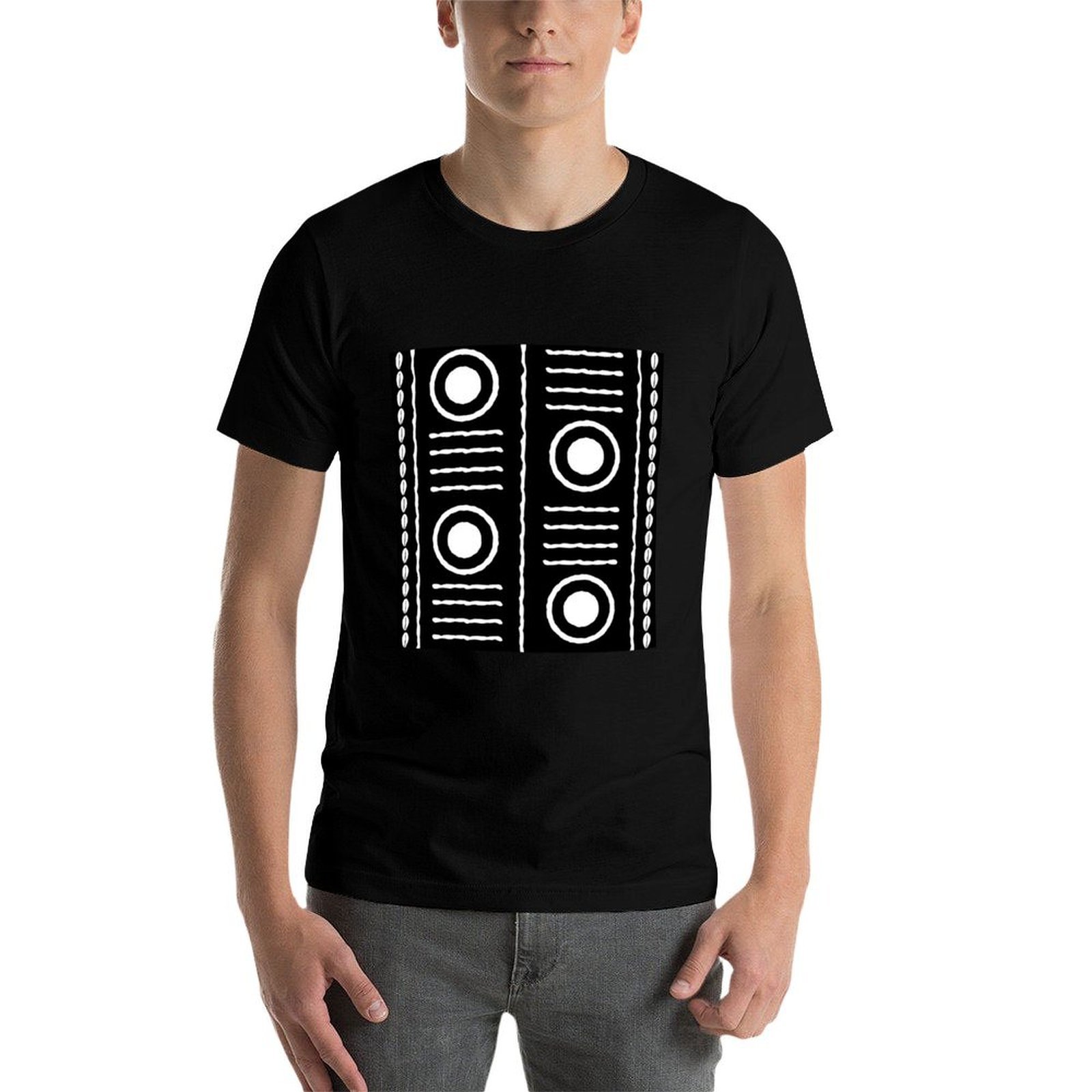 เสื้อยืดลายผ้าดินแอฟริกันแบบดั - Mudcloth Print Top บทวิจารณ์และราคา