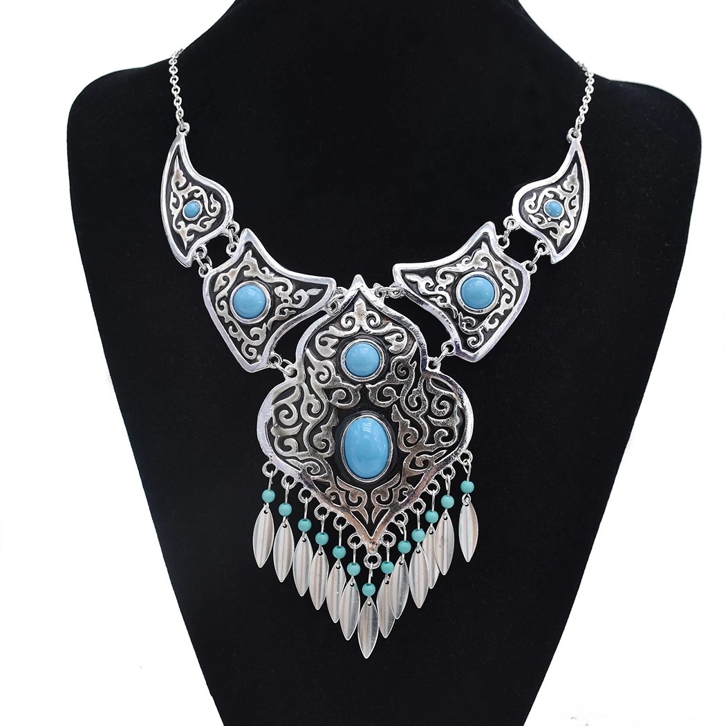 สร้อยคอและต่างหูแบบวินเทจสไตล์ - Ethnic Fashion Pakistan บทวิจารณ์และราคา