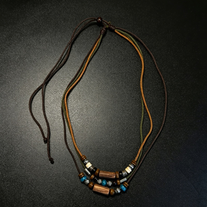 ชุดเครื่องประดับเชือกหนังเทียม - Ethnic Wear Men'S Fashion บทวิจารณ์และราคา