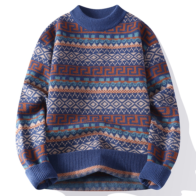 เสื้อสเวตเตอร์คอกลมผู้ชายสุดเท - Ethnic Wear Men'S Fashion บทวิจารณ์และราคา