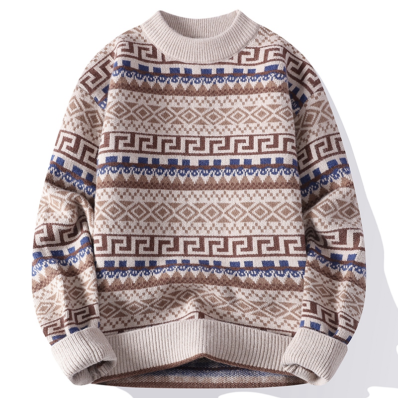 เสื้อสเวตเตอร์คอกลมผู้ชายสุดเท - Ethnic Wear Men'S Fashion บทวิจารณ์และราคา