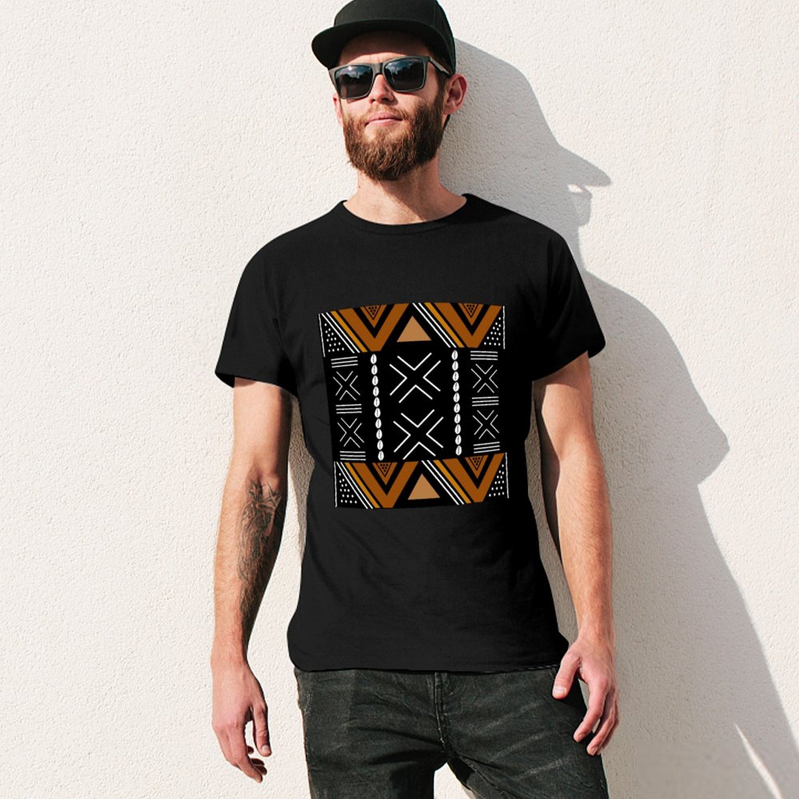เสื้อยืดลายผ้าโบทากันแอฟริกัน  - Mudcloth Print Top บทวิจารณ์และราคา