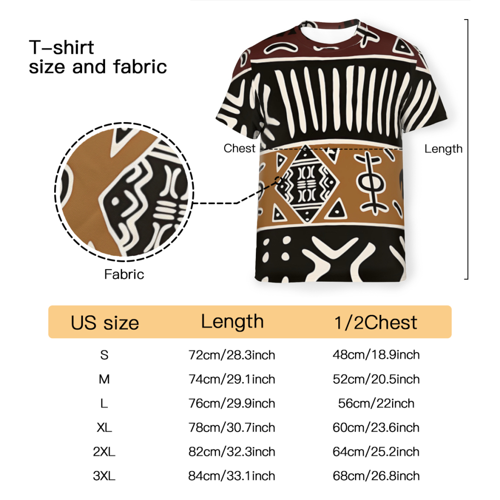 เสื้อยืดพิมพ์ลายช้าง3D ทำจากผ้ - Mudcloth Print Top บทวิจารณ์และราคา