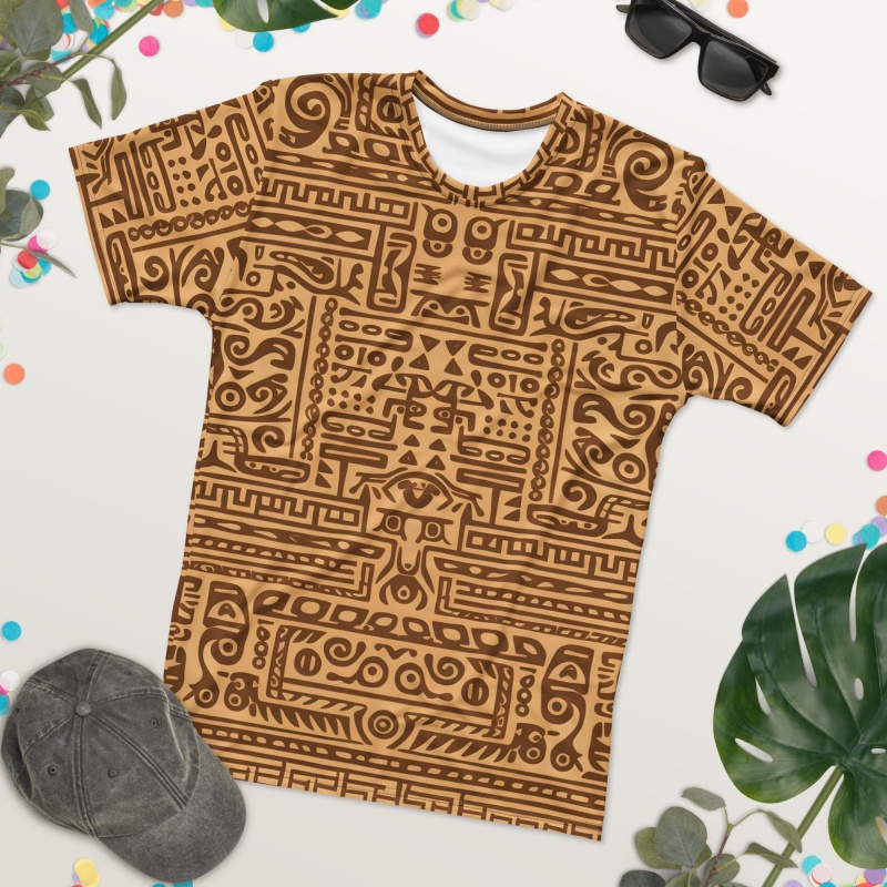 เสื้อยืดลายผ้ามัดคลอธชนเผ่าแอฟ - Mudcloth Print Top บทวิจารณ์และราคา