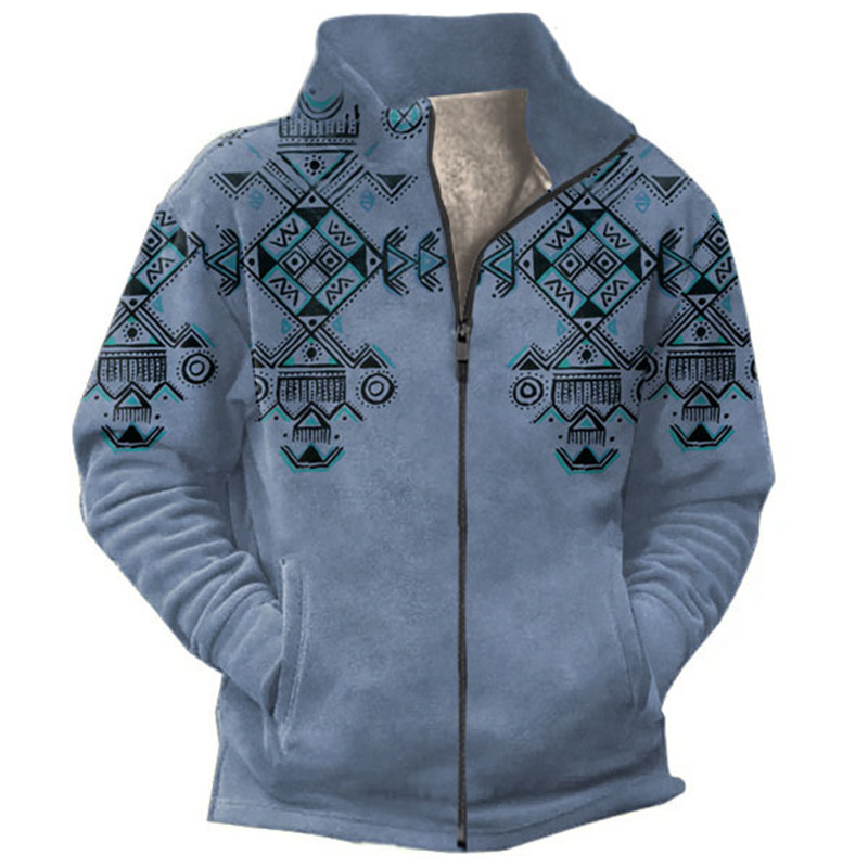 เสื้อแจ็คเก็ตบุขนสัตว์แขนยาวสำ - Ethnic Wear Men'S Fashion บทวิจารณ์และราคา